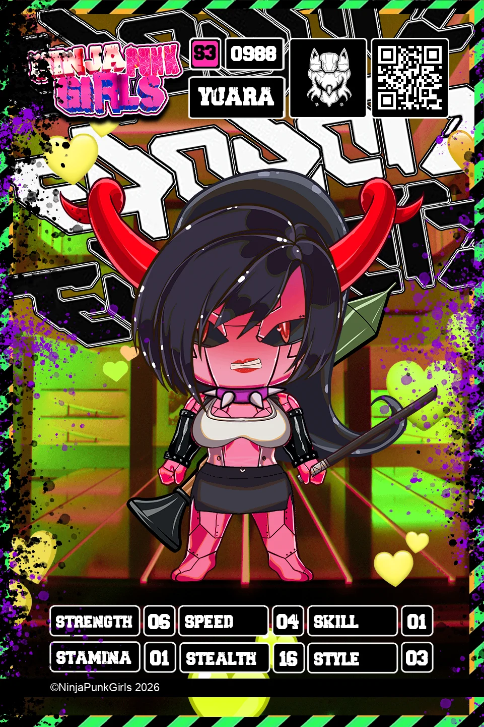Rebuilt card #0988 Yuara
