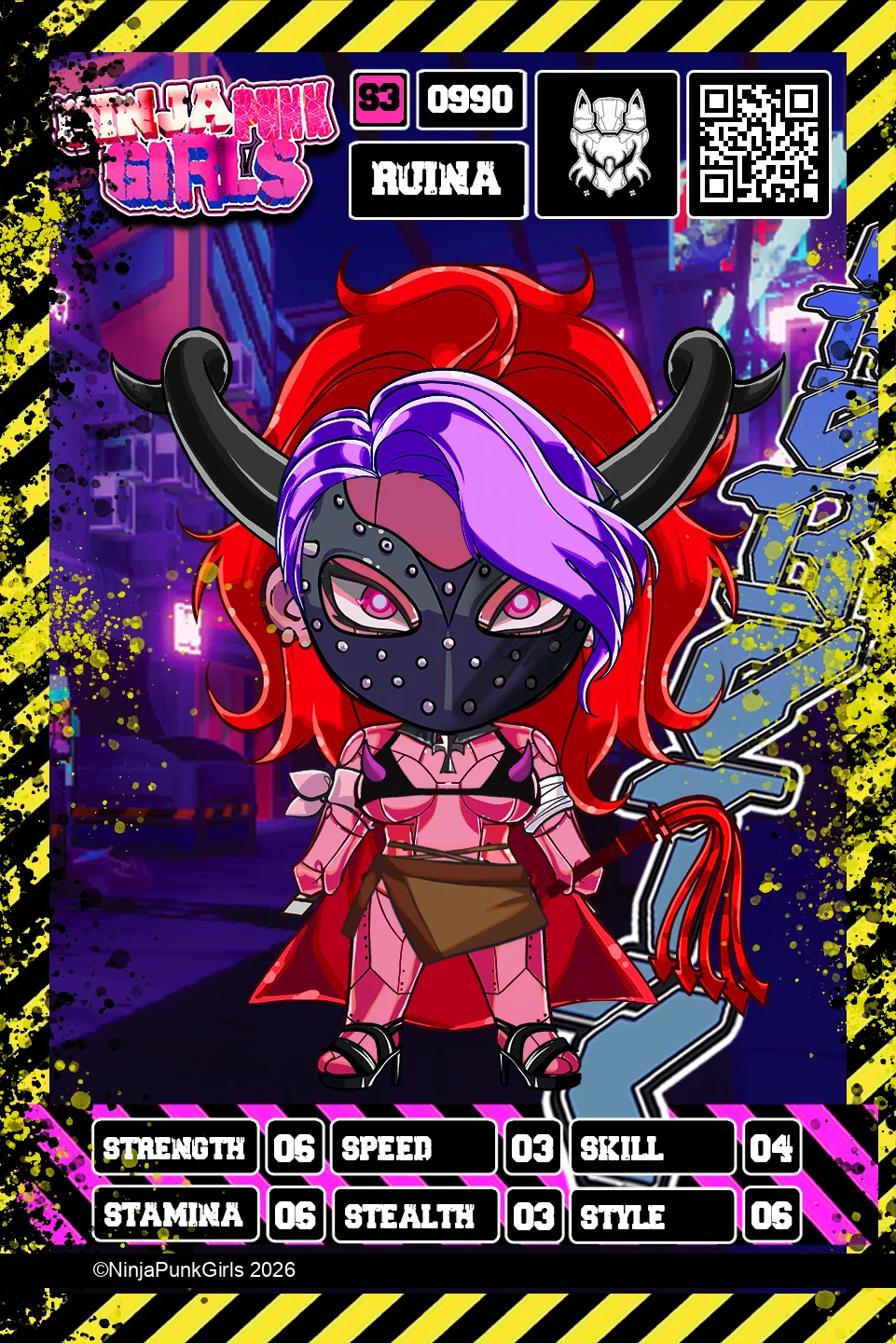 Rebuilt card #0990 Ruina