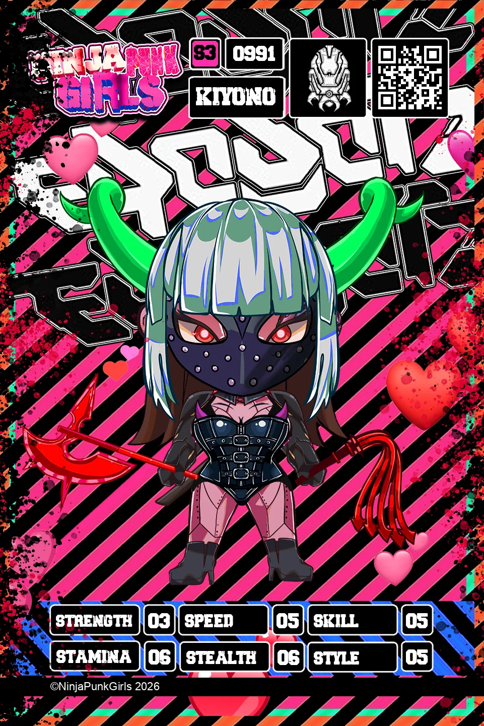 Rebuilt card #0991 Kiyono