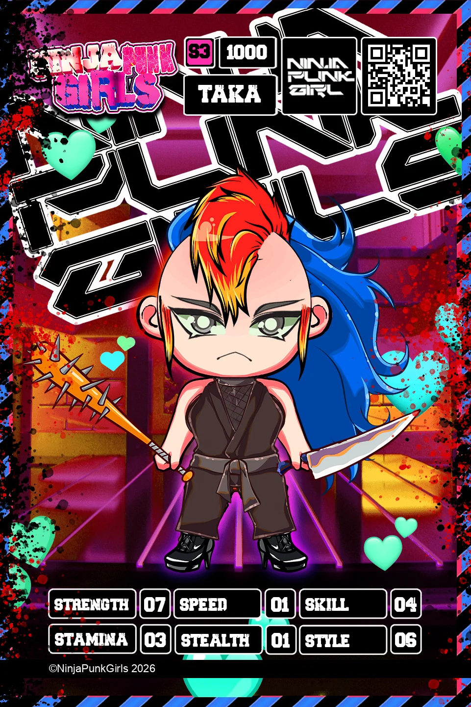 Rebuilt card #1000 Taka