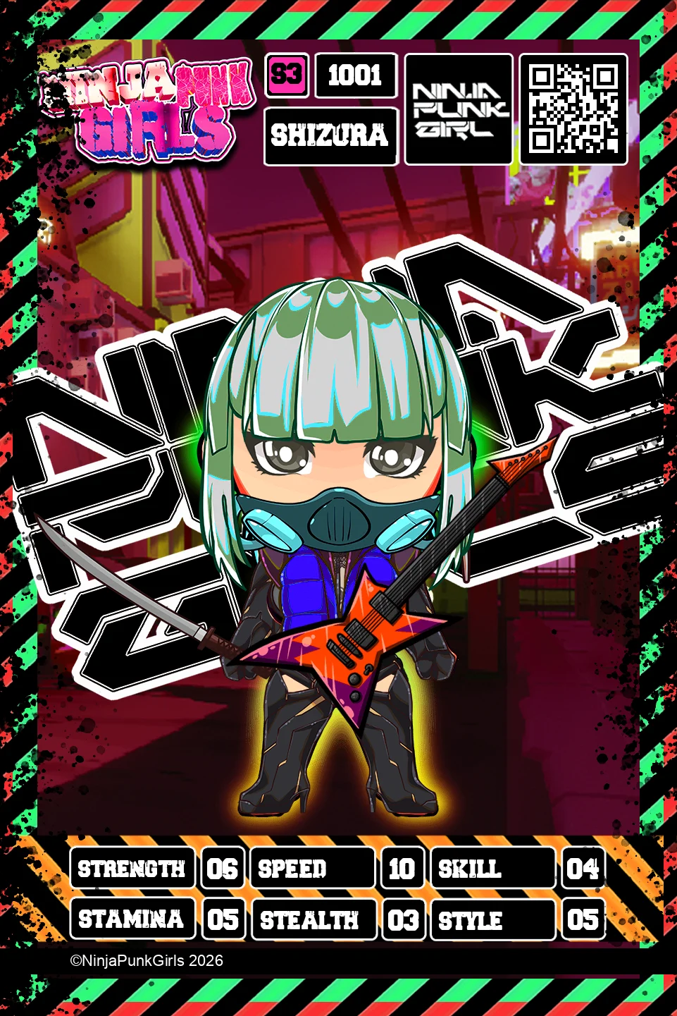 Rebuilt card #1001 Shizura