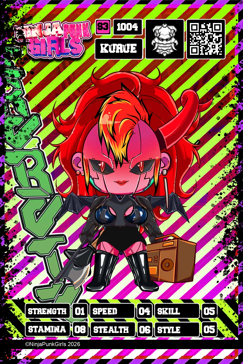 Rebuilt card #1004 Kurue