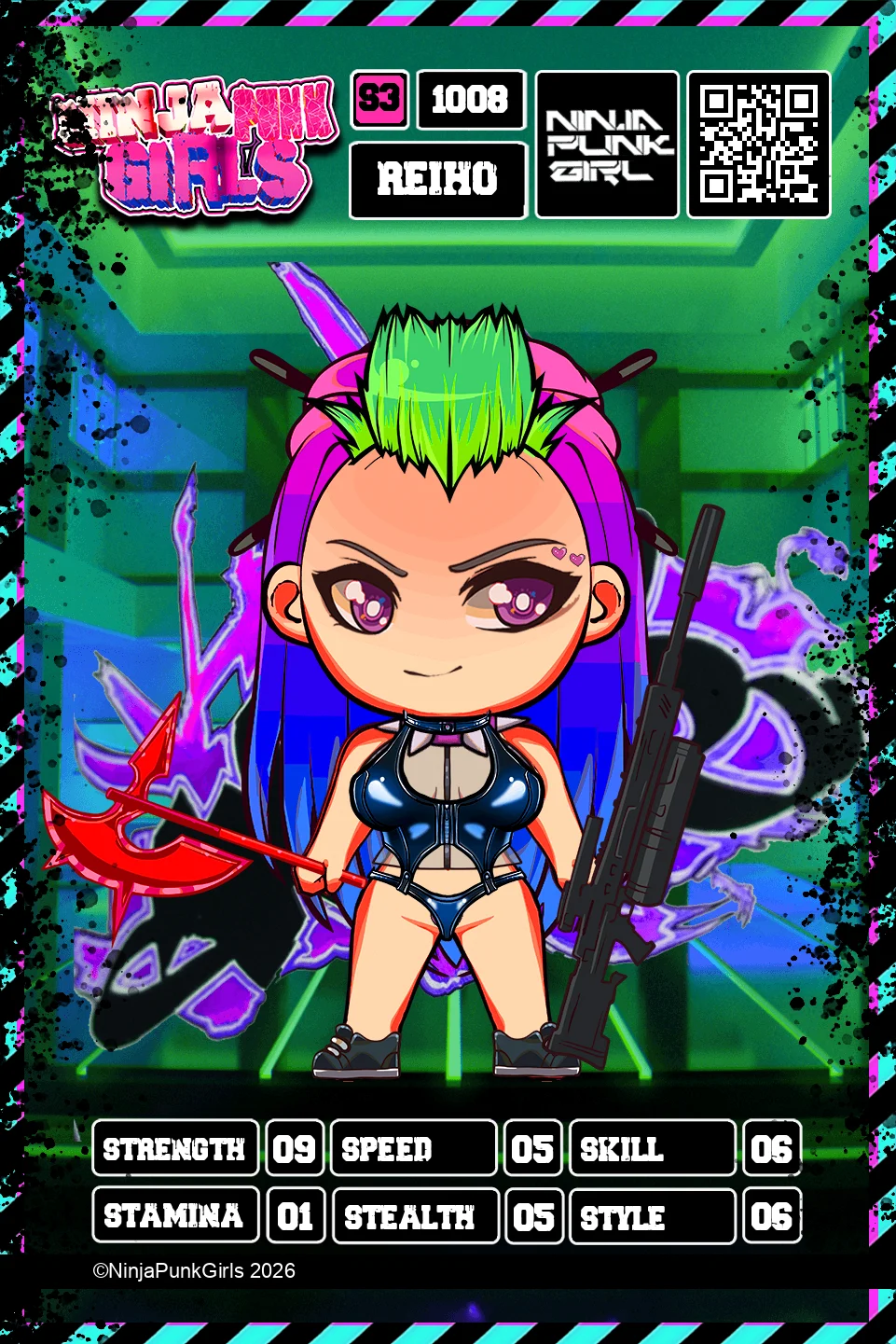 Rebuilt card #1008 Reiho