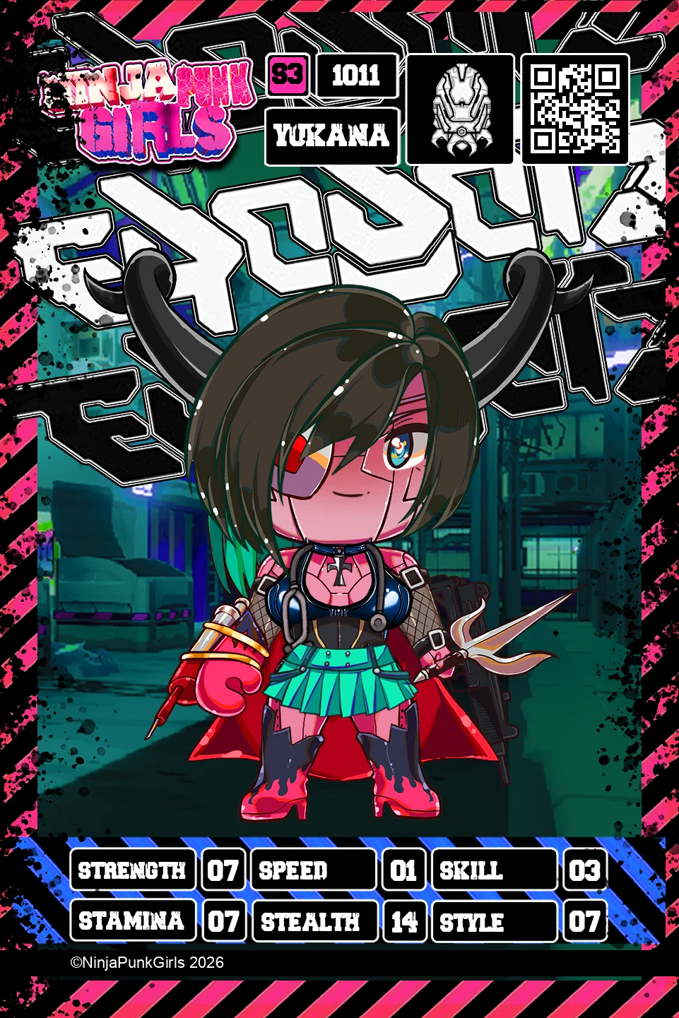 Rebuilt card #1011 Yukana