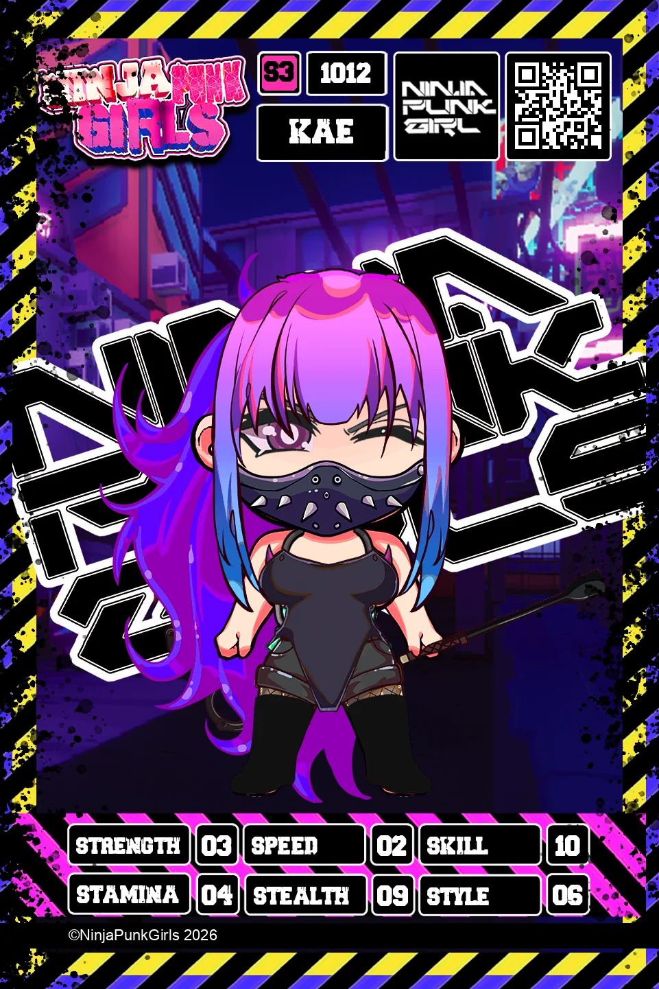 Rebuilt card #1012 Kae