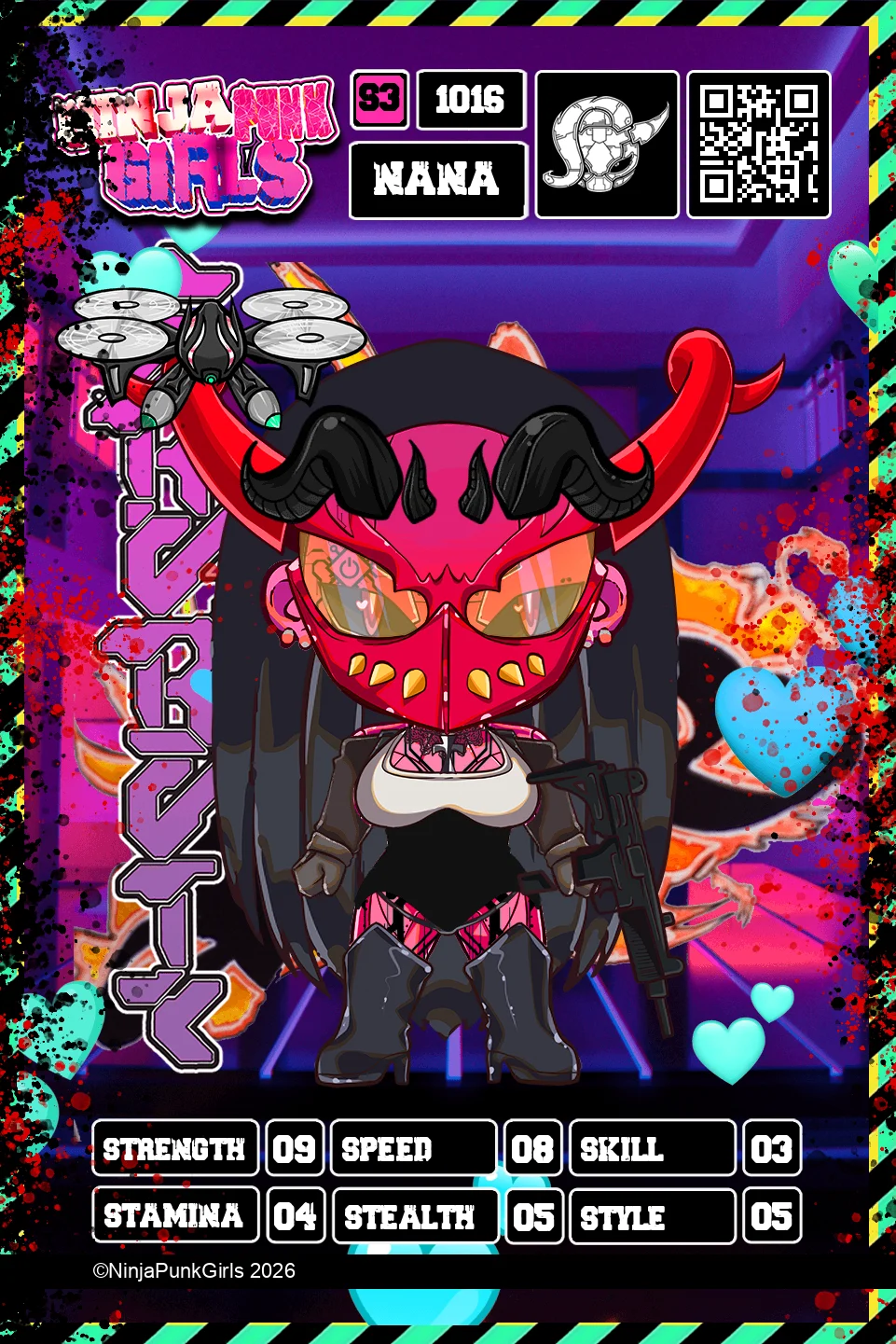 Rebuilt card #1016 Nana