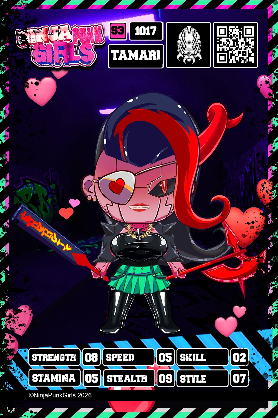 Rebuilt card #1017 Tamari