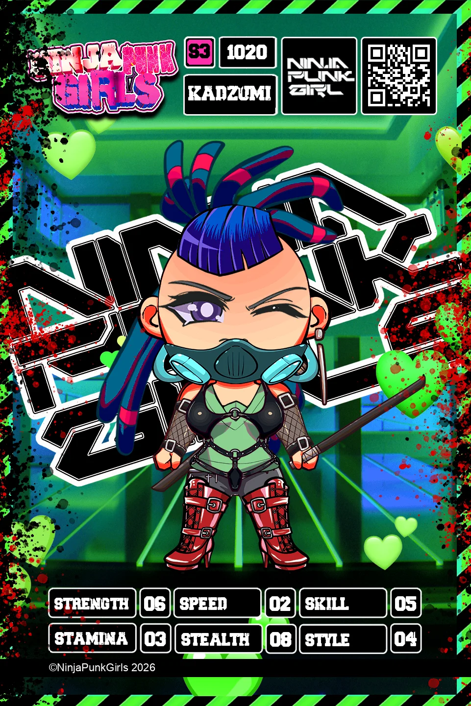 Rebuilt card #1020 Kadzumi