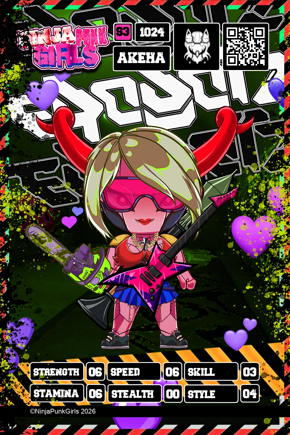 Rebuilt card #1024 Akeha