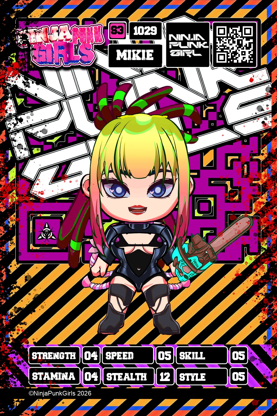 Rebuilt card #1029 Mikie