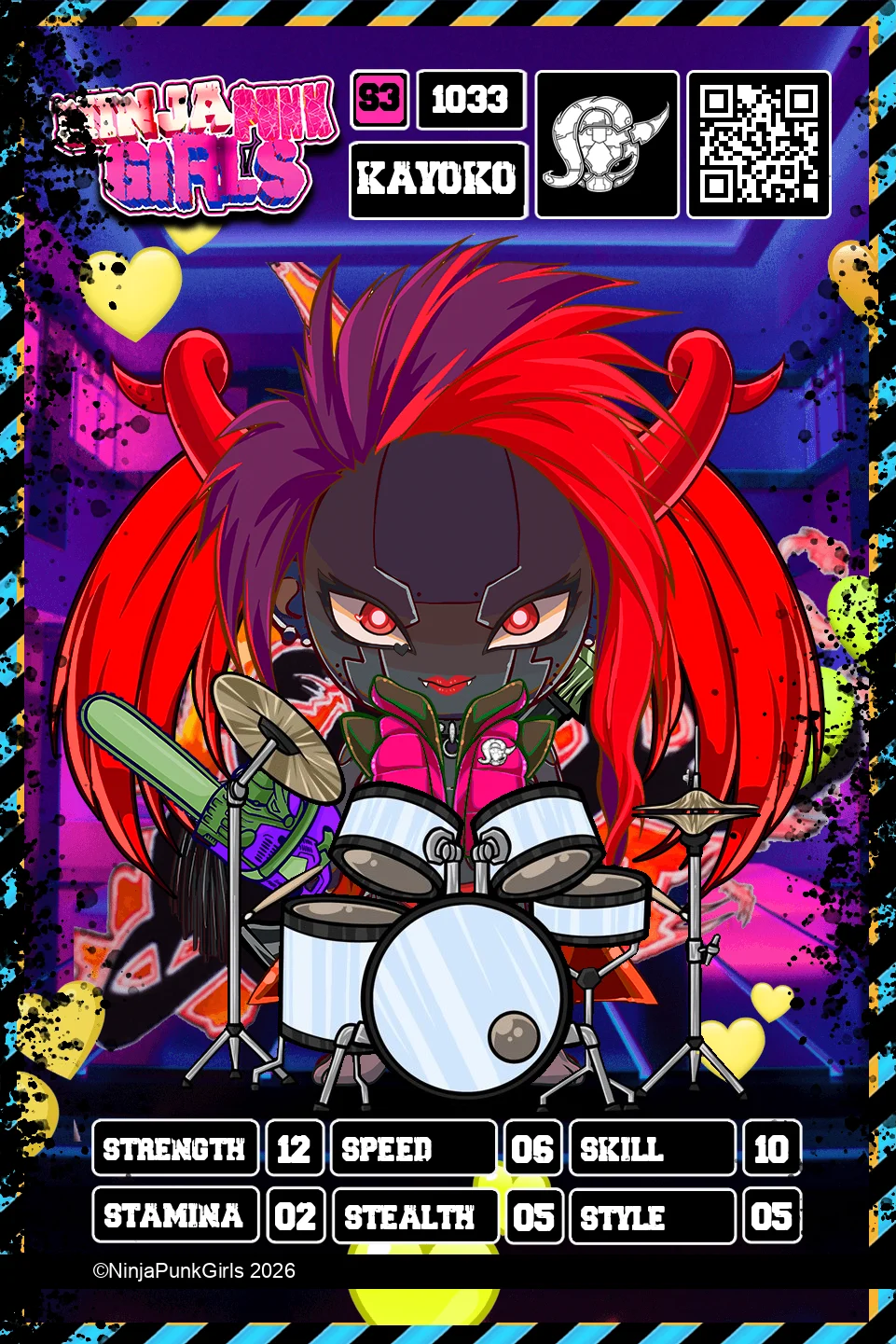 Rebuilt card #1033 Kayoko