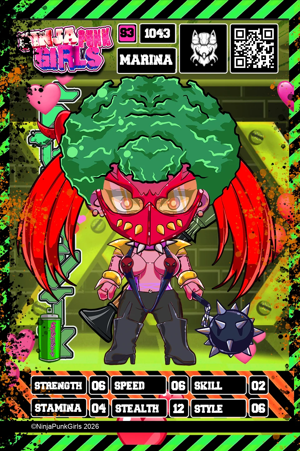 Rebuilt card #1043 Marina