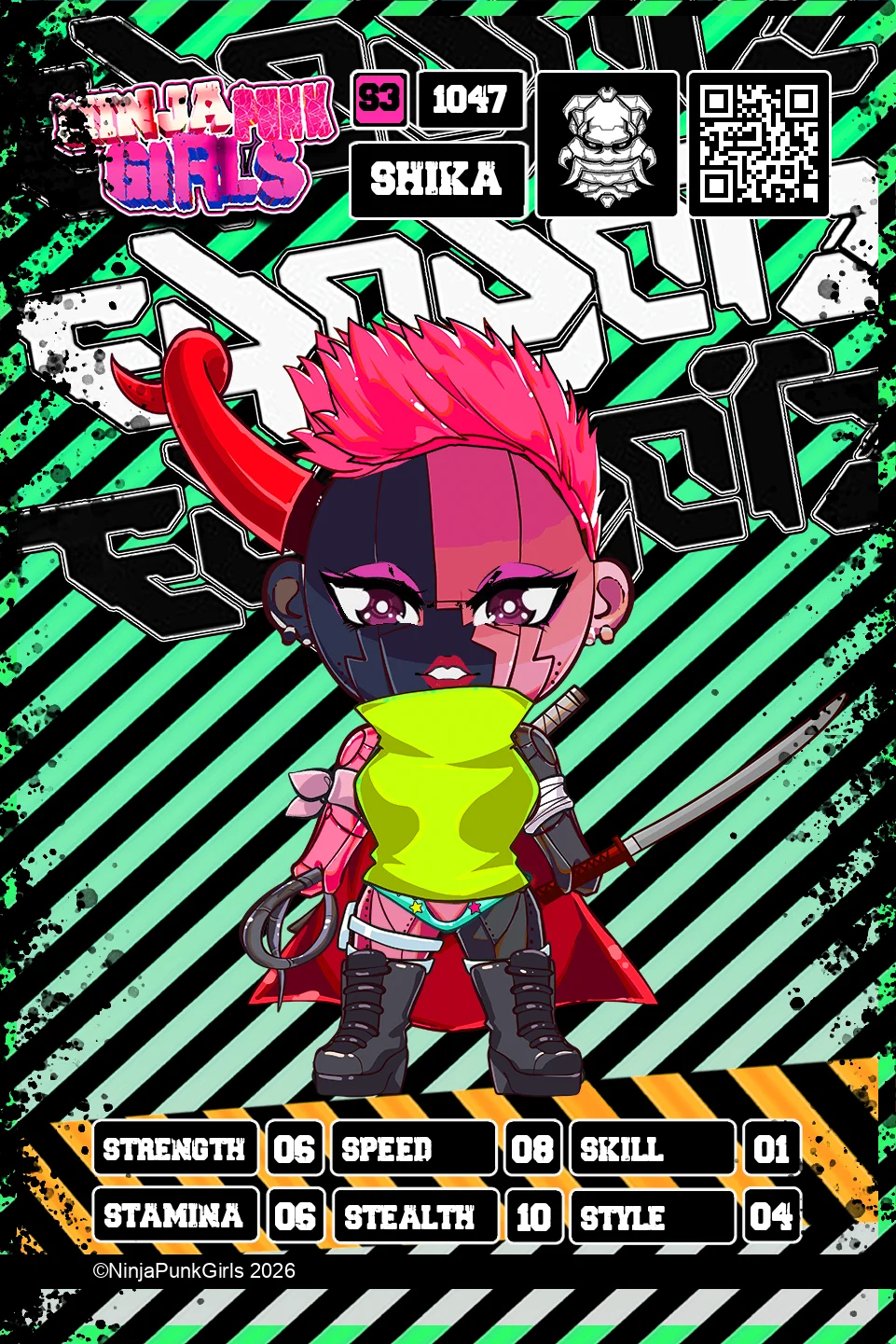 Rebuilt card #1047 Shika