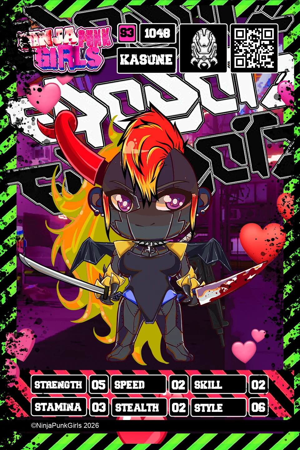 Rebuilt card #1048 Kasune