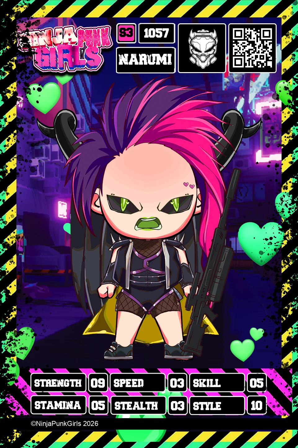 Rebuilt card #1057 Narumi
