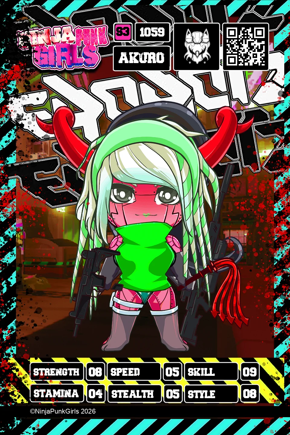 Rebuilt card #1059 Akuro