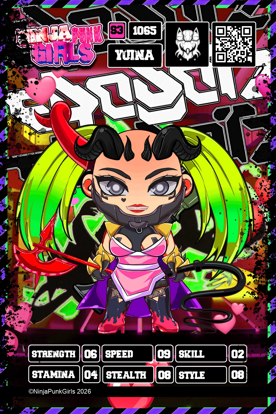 Rebuilt card #1065 Yuina