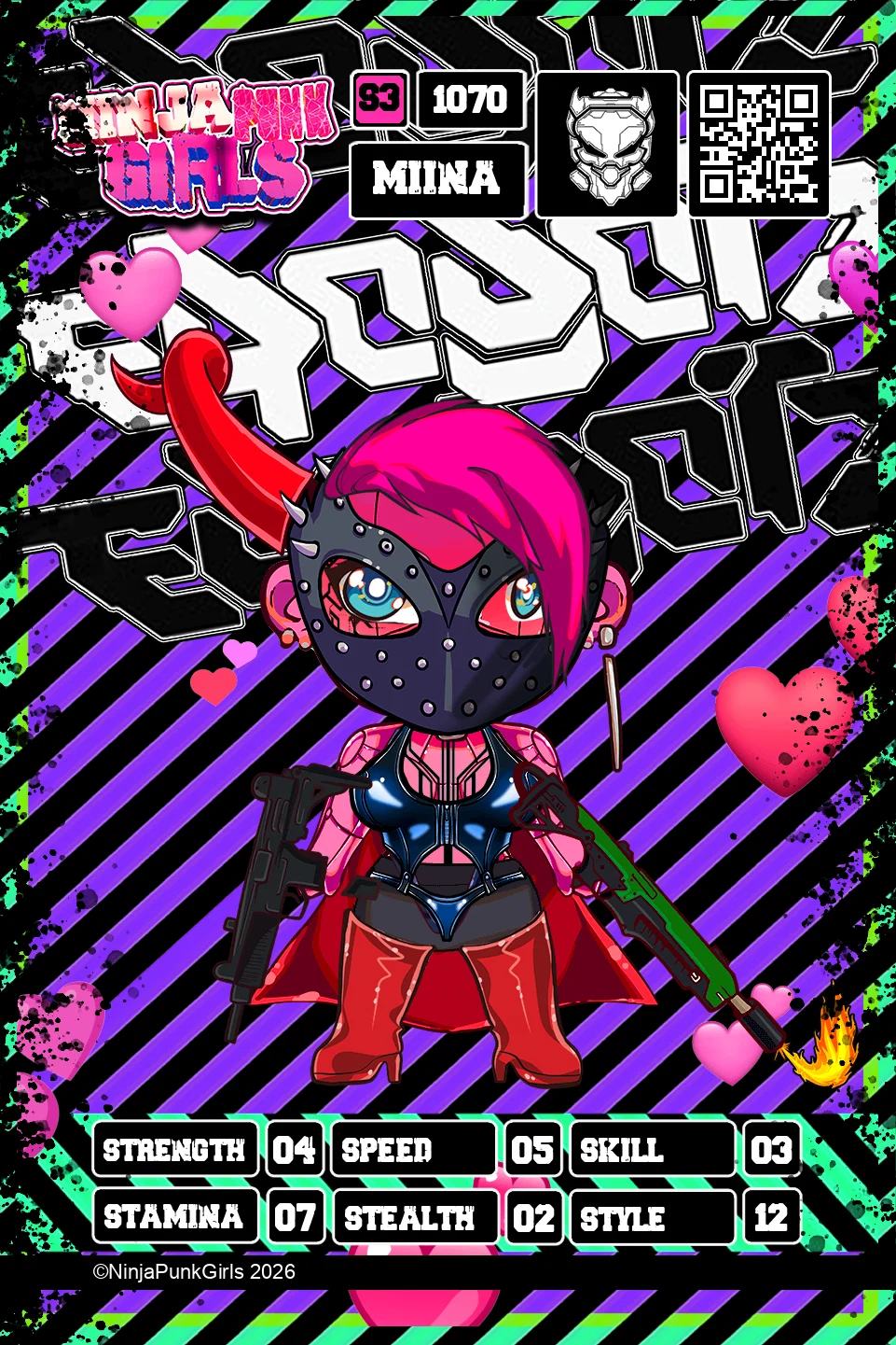 Rebuilt card #1070 Miina