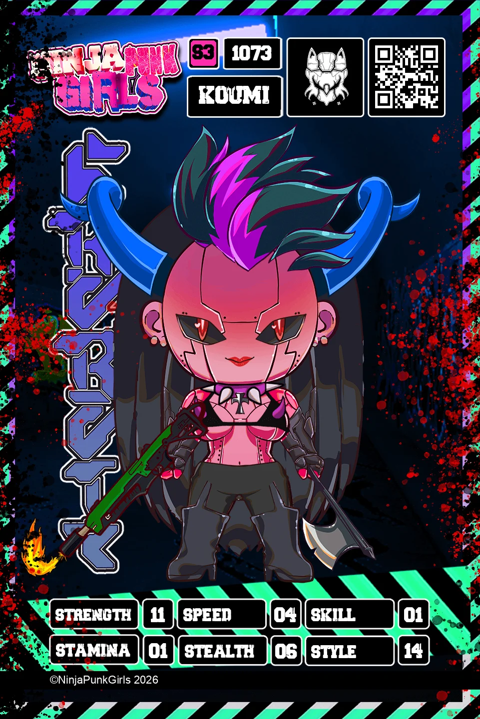 Rebuilt card #1073 Koumi