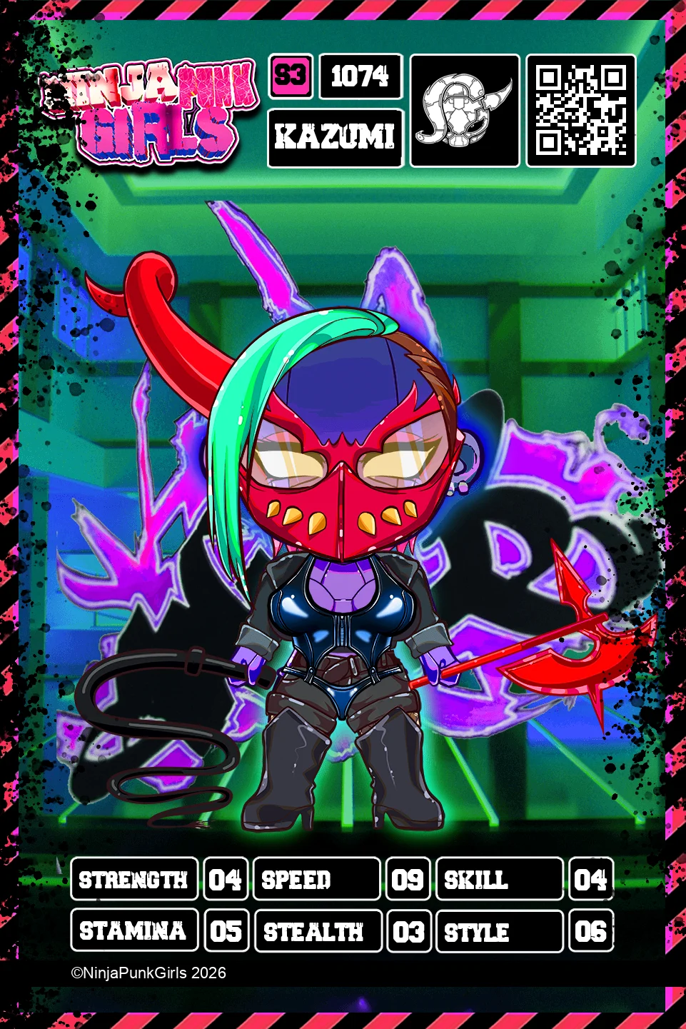 Rebuilt card #1074 Kazumi