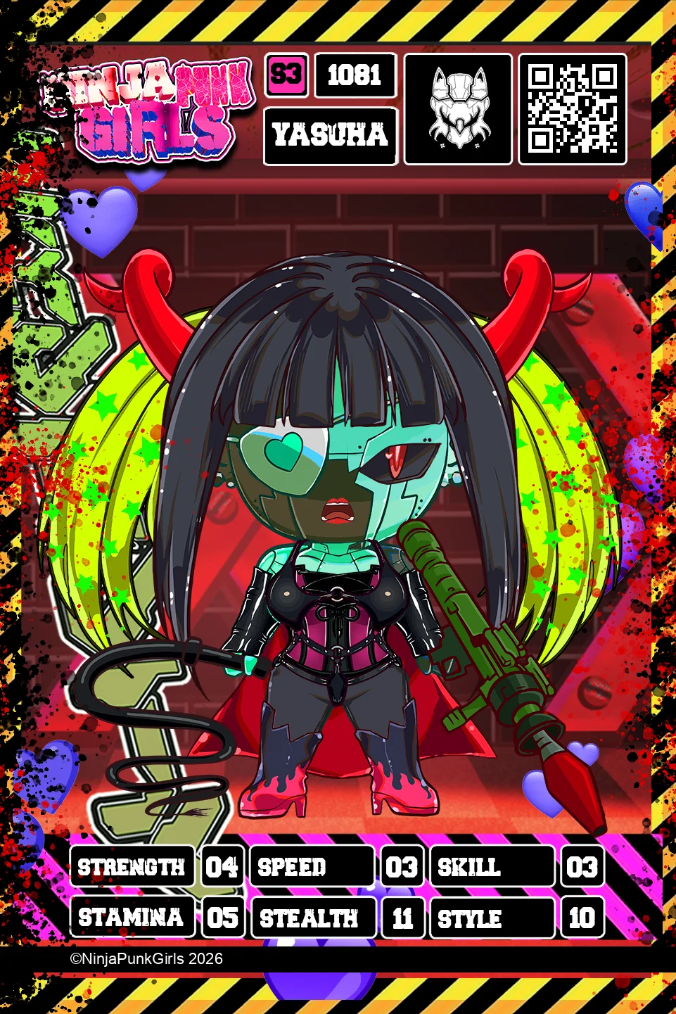 Rebuilt card #1081 Yasuha