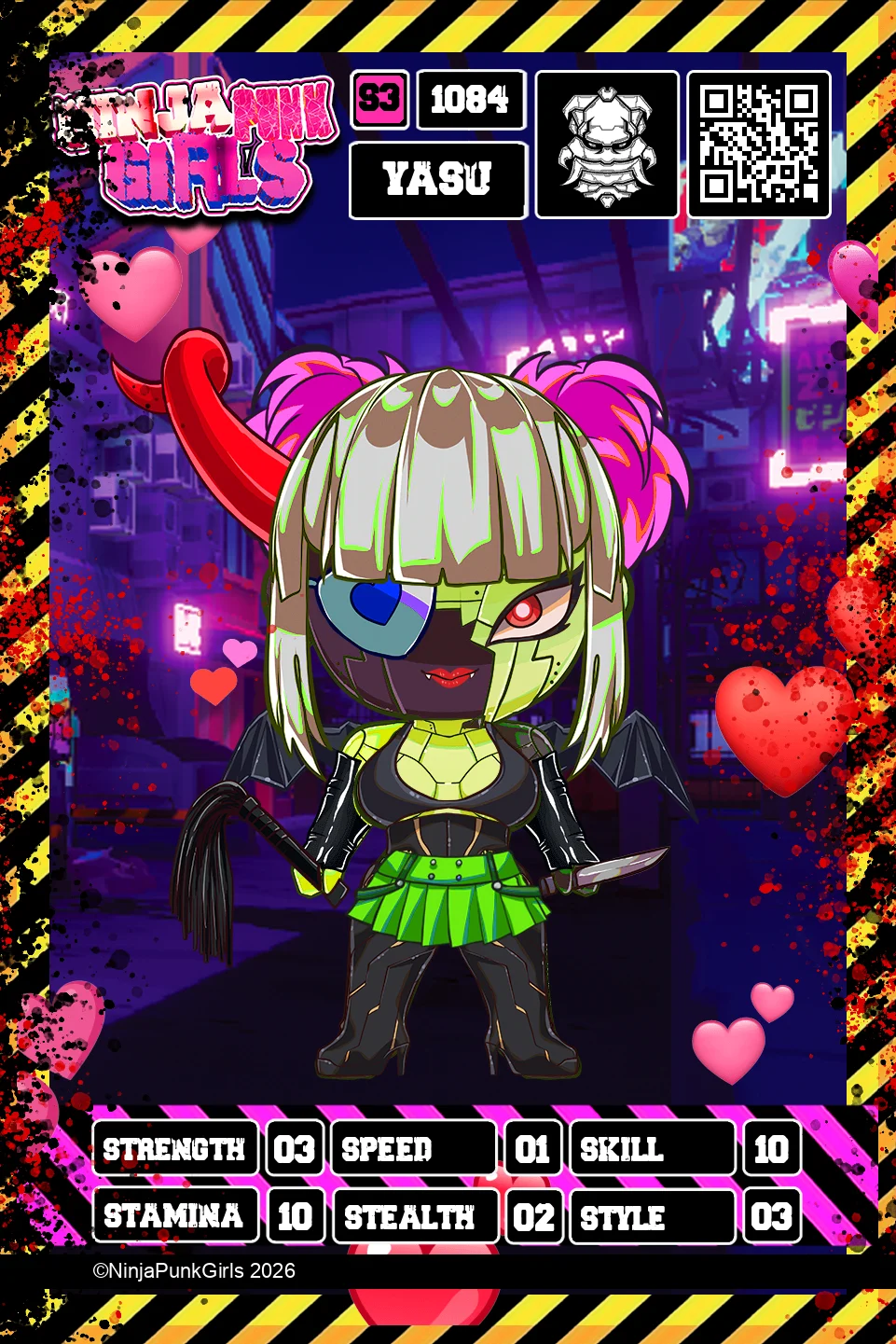 Rebuilt card #1084 Yasu