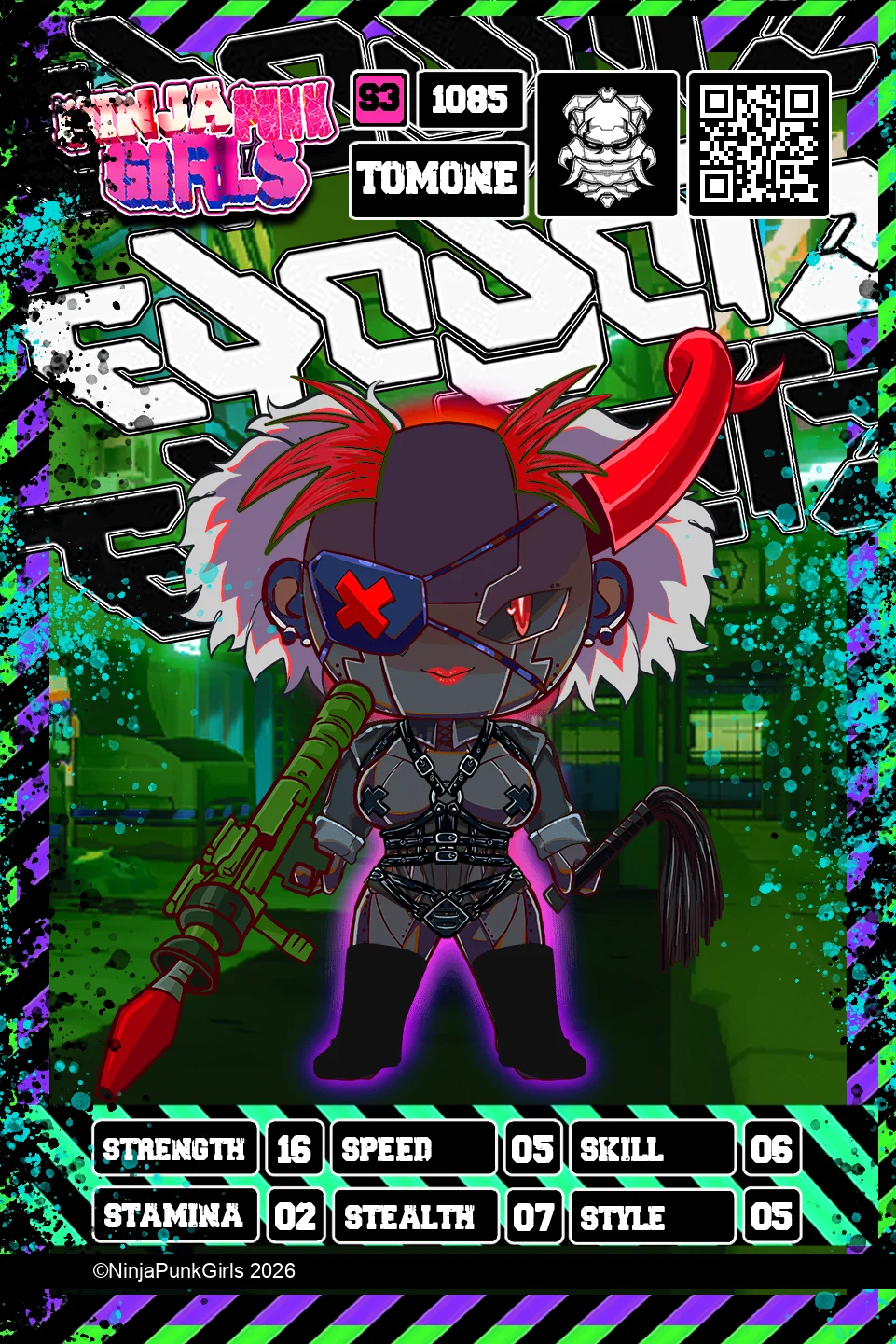 Rebuilt card #1085 Tomone