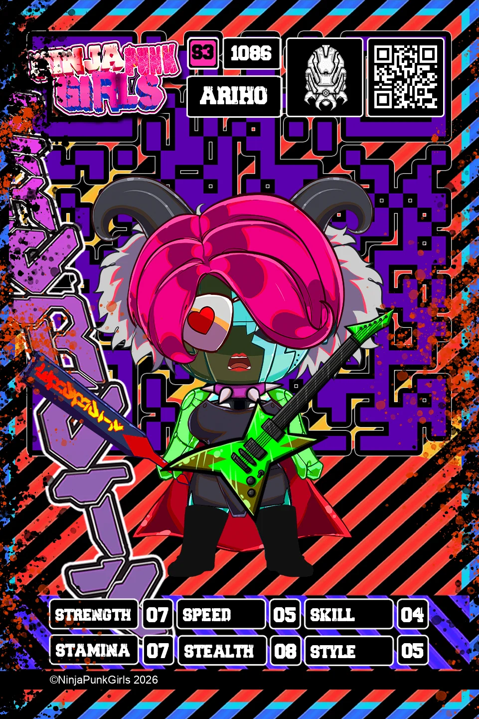 Rebuilt card #1086 Ariho