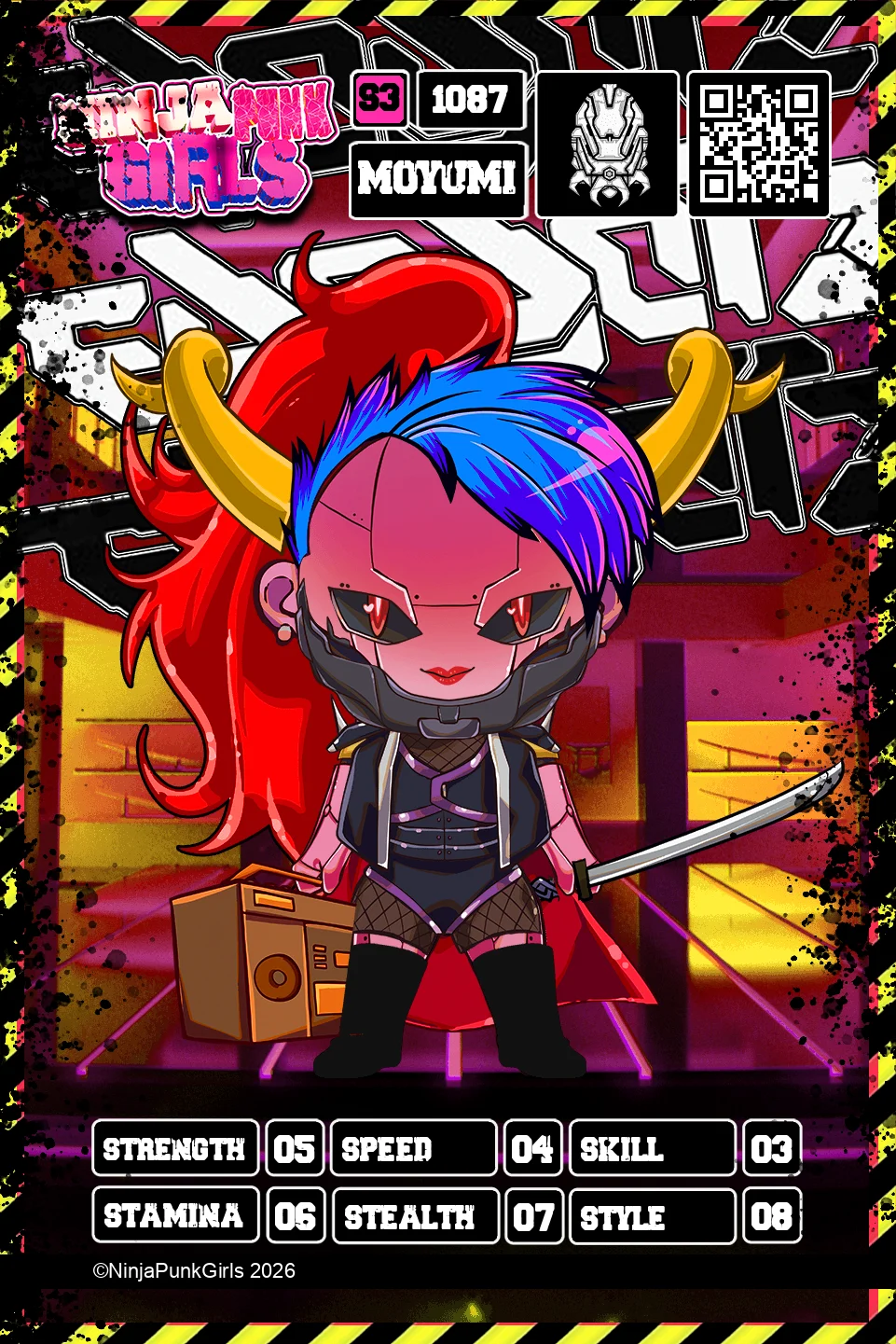Rebuilt card #1087 Moyumi