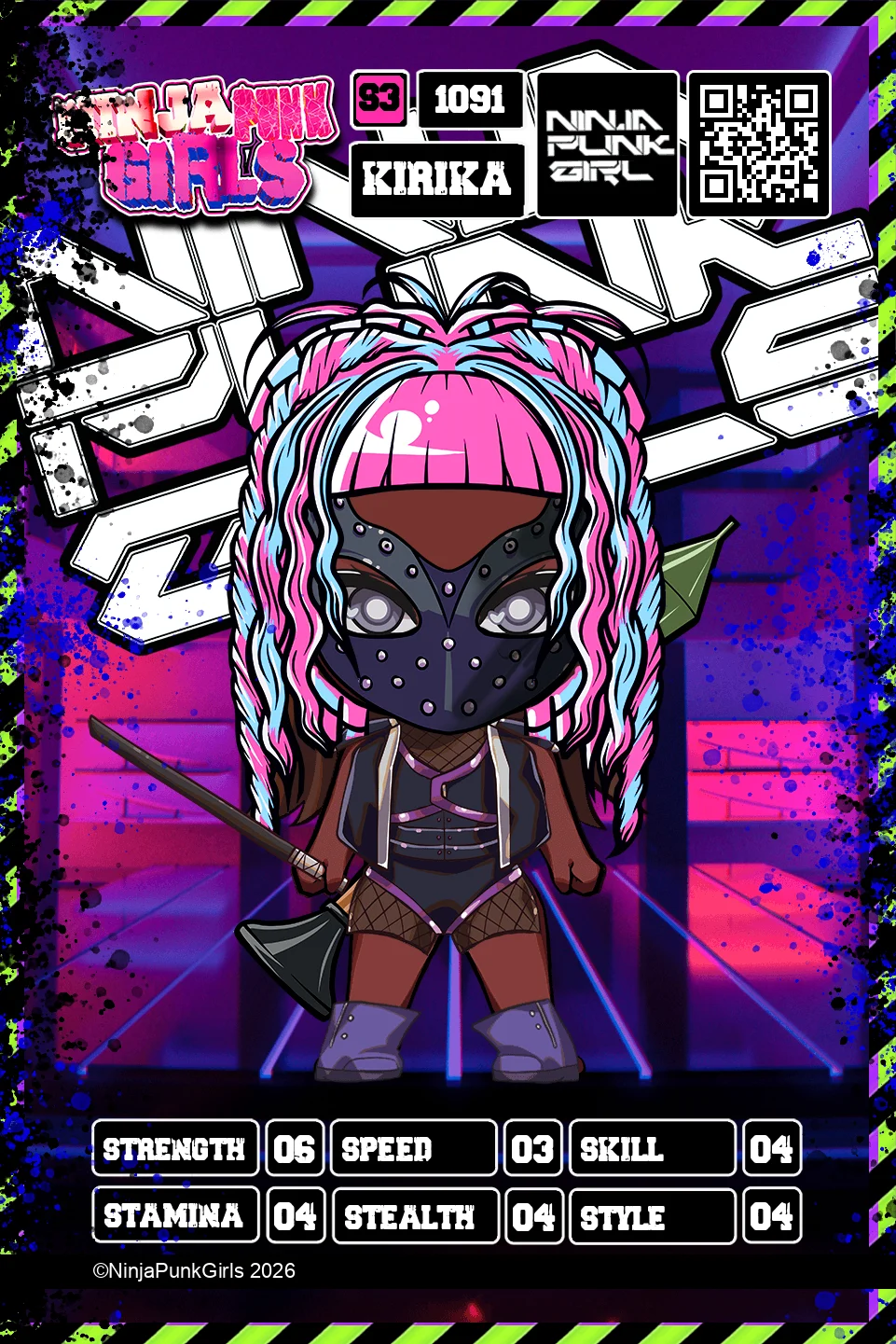 Rebuilt card #1091 Kirika