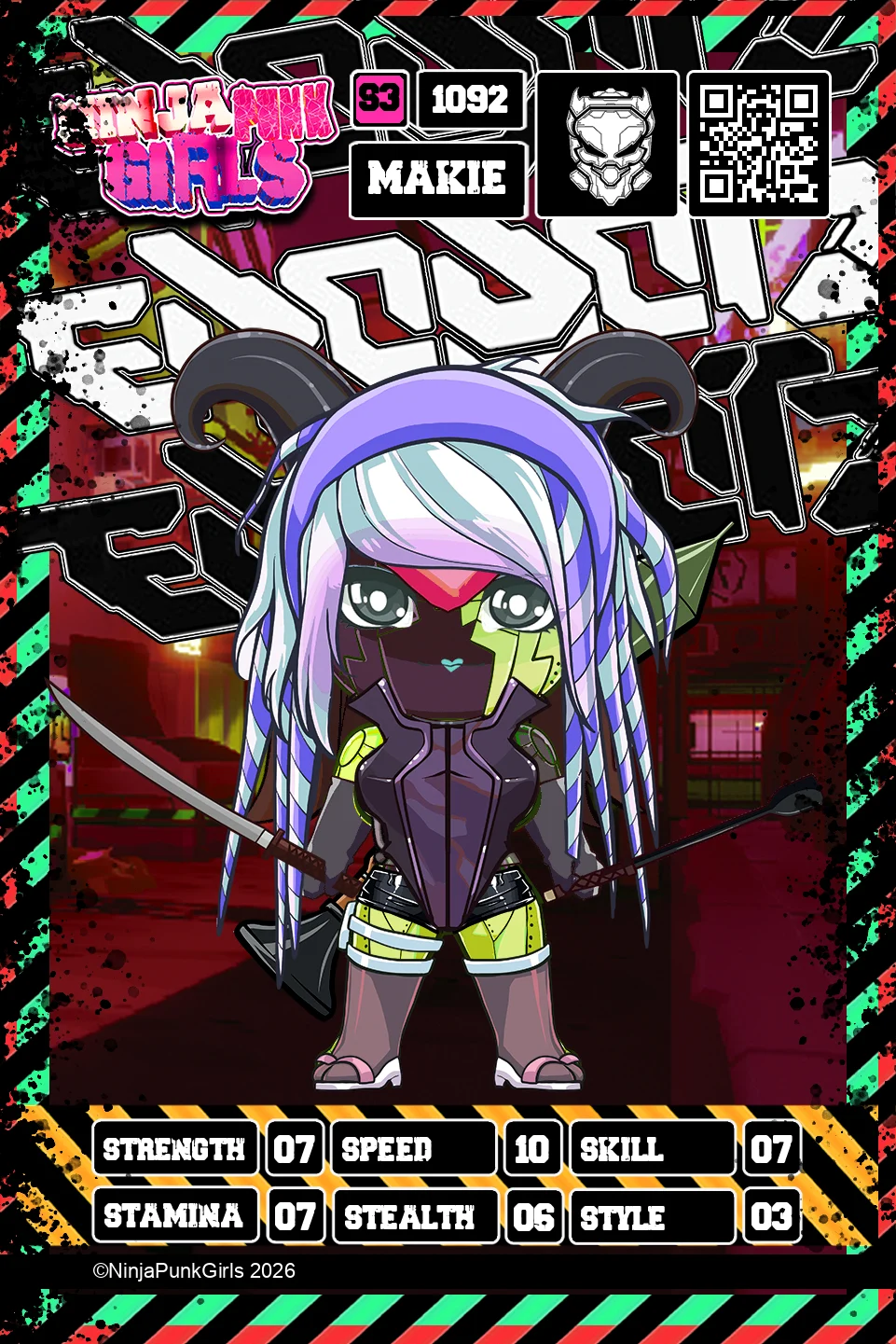 Rebuilt card #1092 Makie