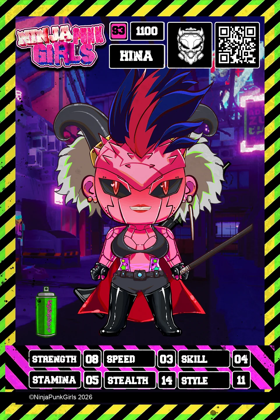 Rebuilt card #1100 Hina