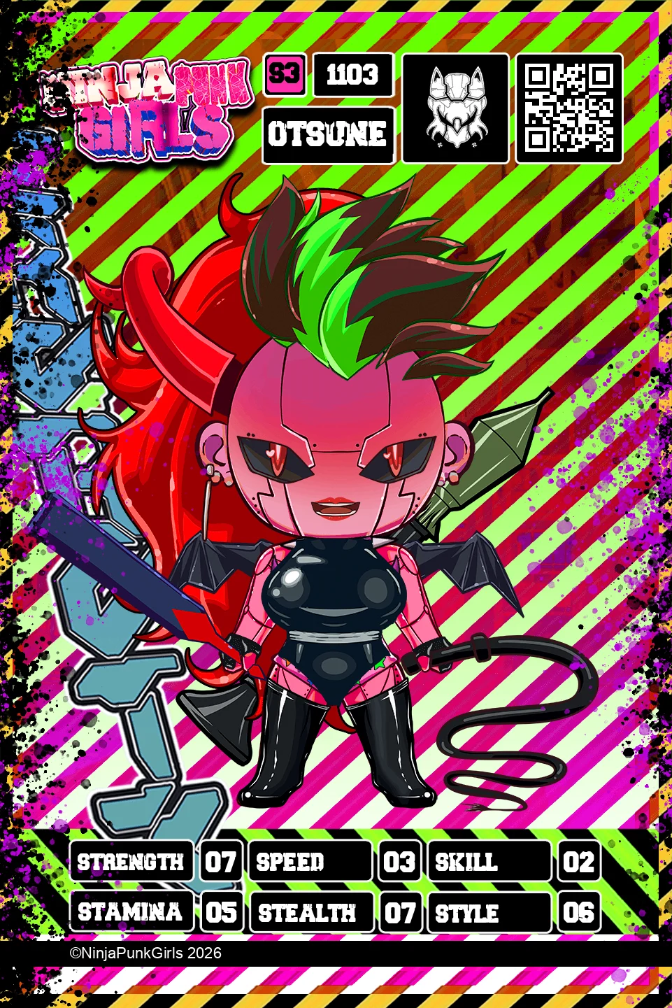 Rebuilt card #1103 Otsune