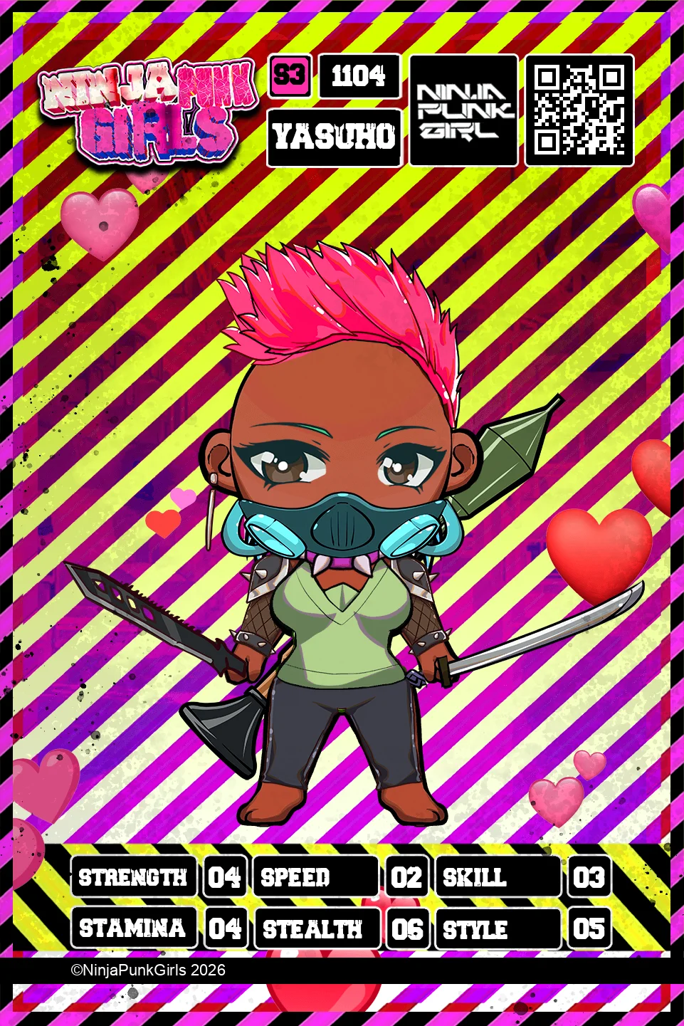 Rebuilt card #1104 Yasuho