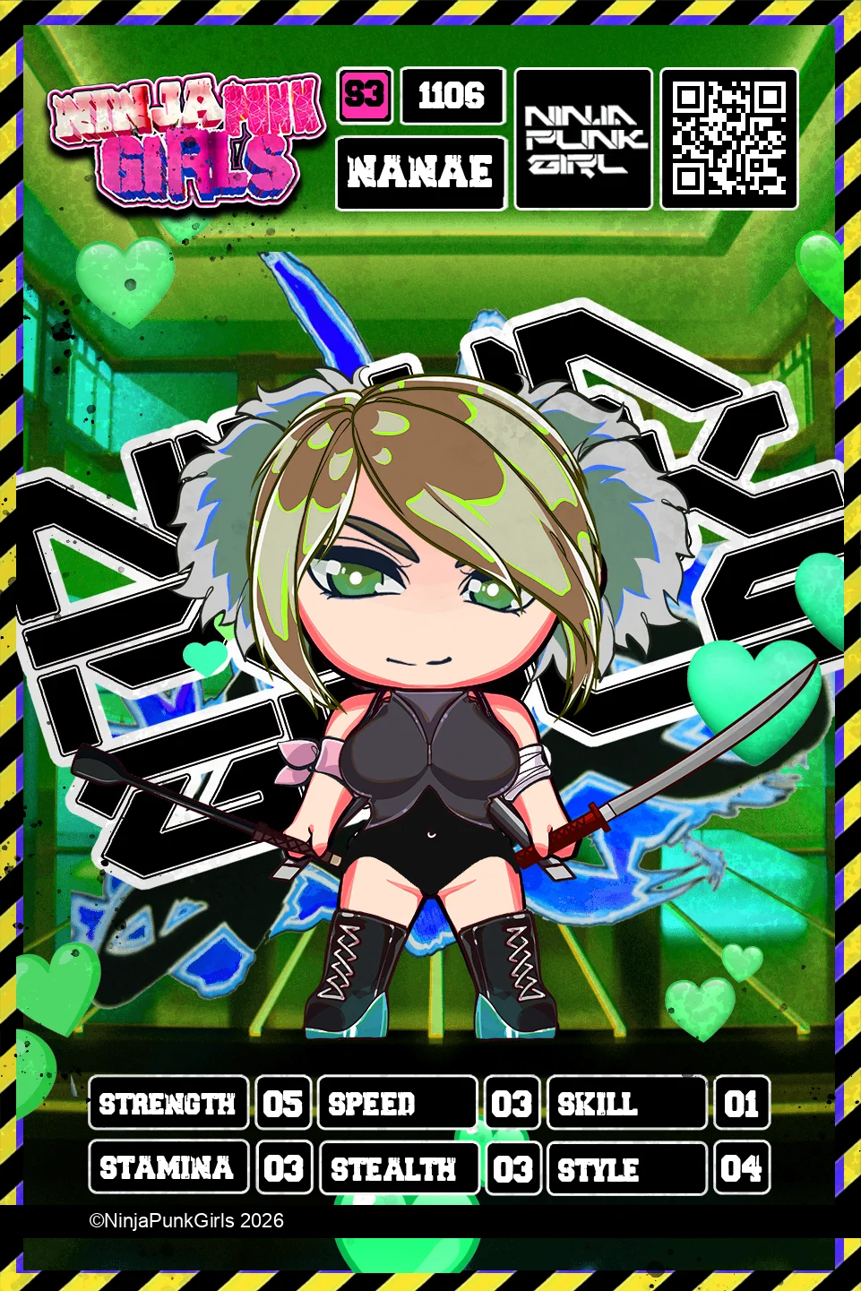 Rebuilt card #1106 Nanae