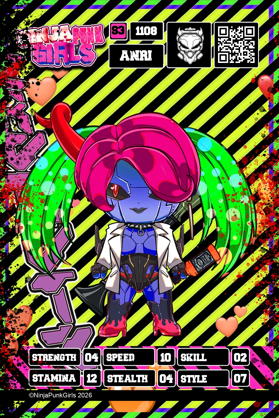Rebuilt card #1108 Anri