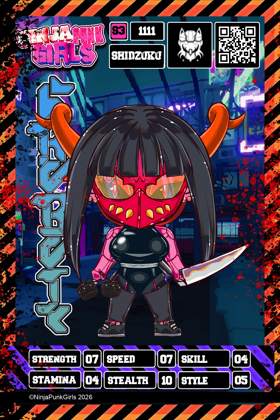 Rebuilt card #1111 Shidzuku