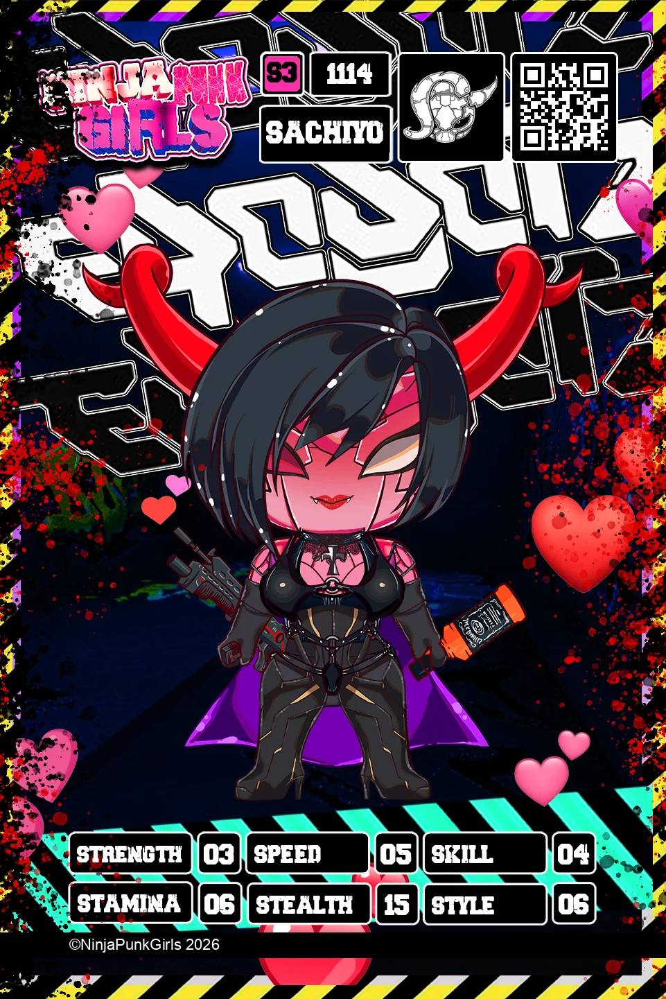 Rebuilt card #1114 Sachiyo
