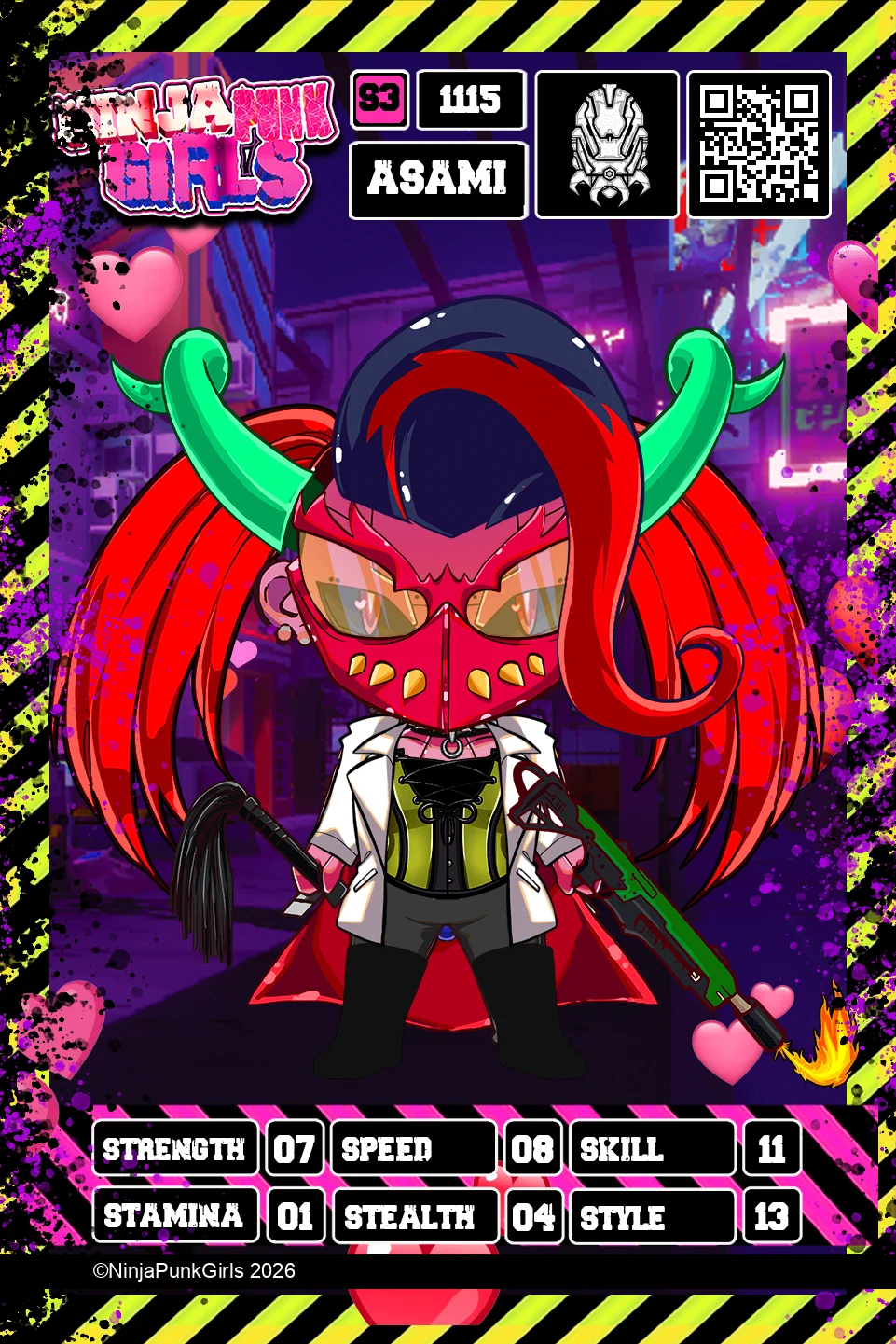 Rebuilt card #1115 Asami