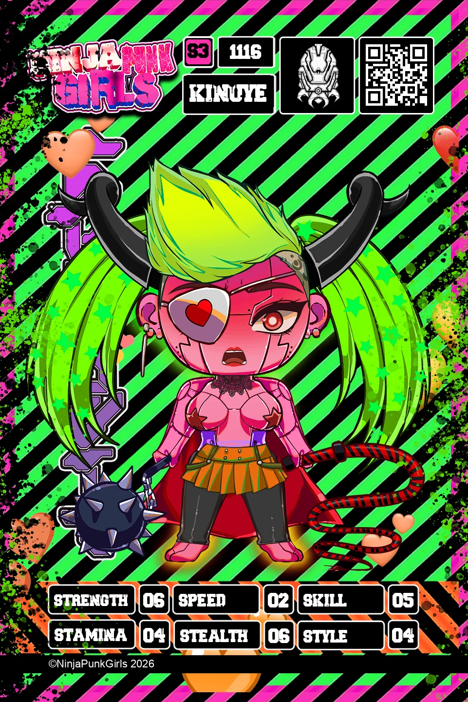 Rebuilt card #1116 Kinuye