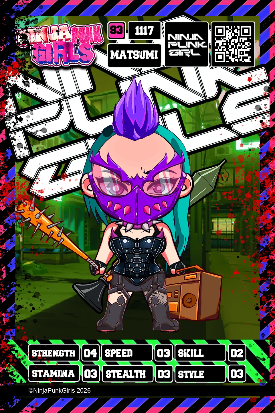 Rebuilt card #1117 Matsumi