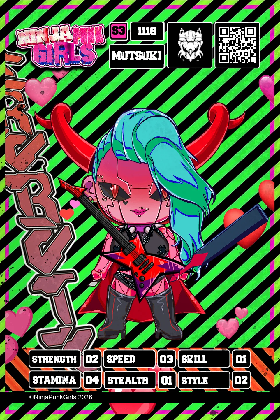 Rebuilt card #1118 Mutsuki