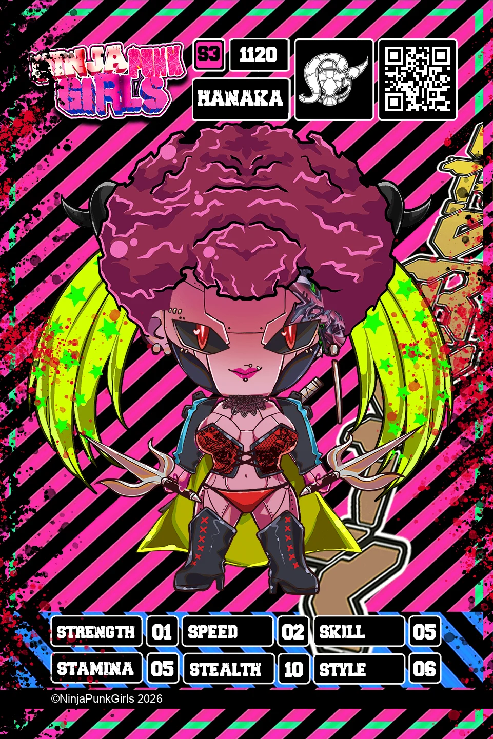 Rebuilt card #1120 Hanaka