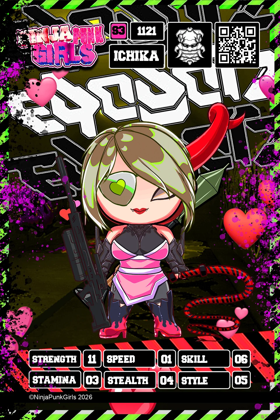 Rebuilt card #1121 Ichika