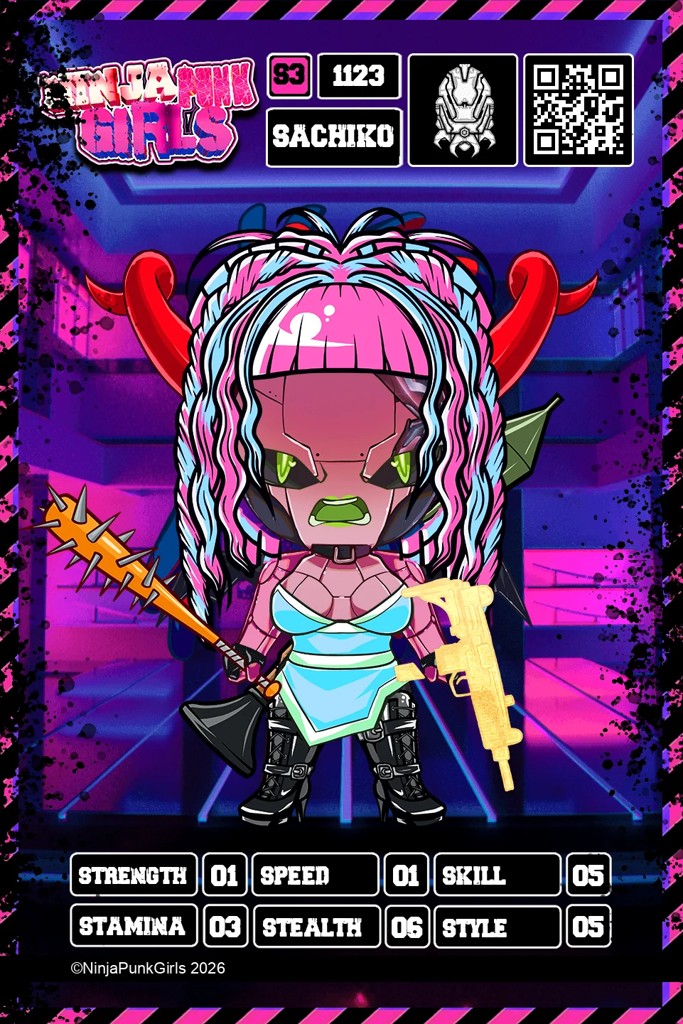 Rebuilt card #1123 Sachiko