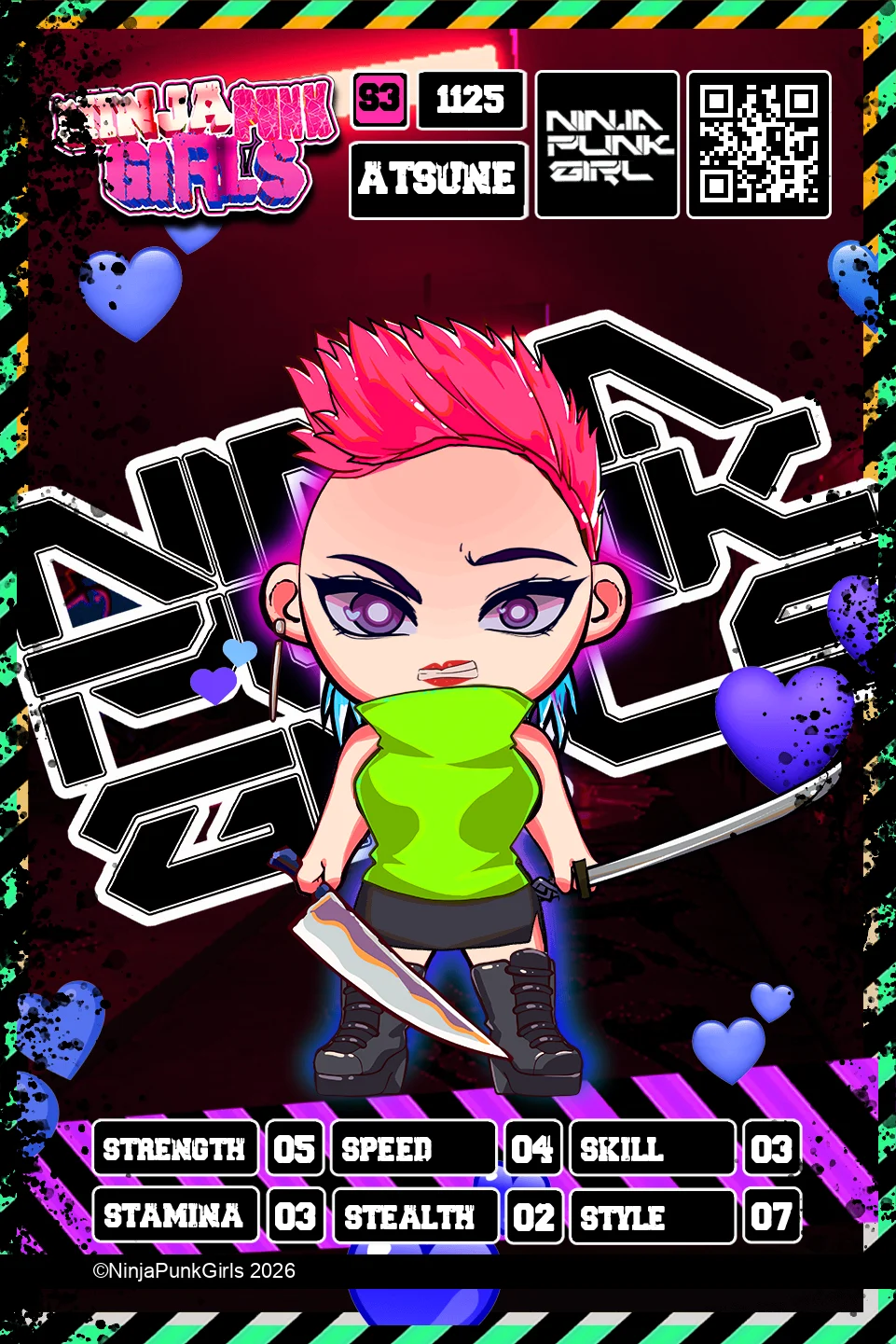 Rebuilt card #1125 Atsune