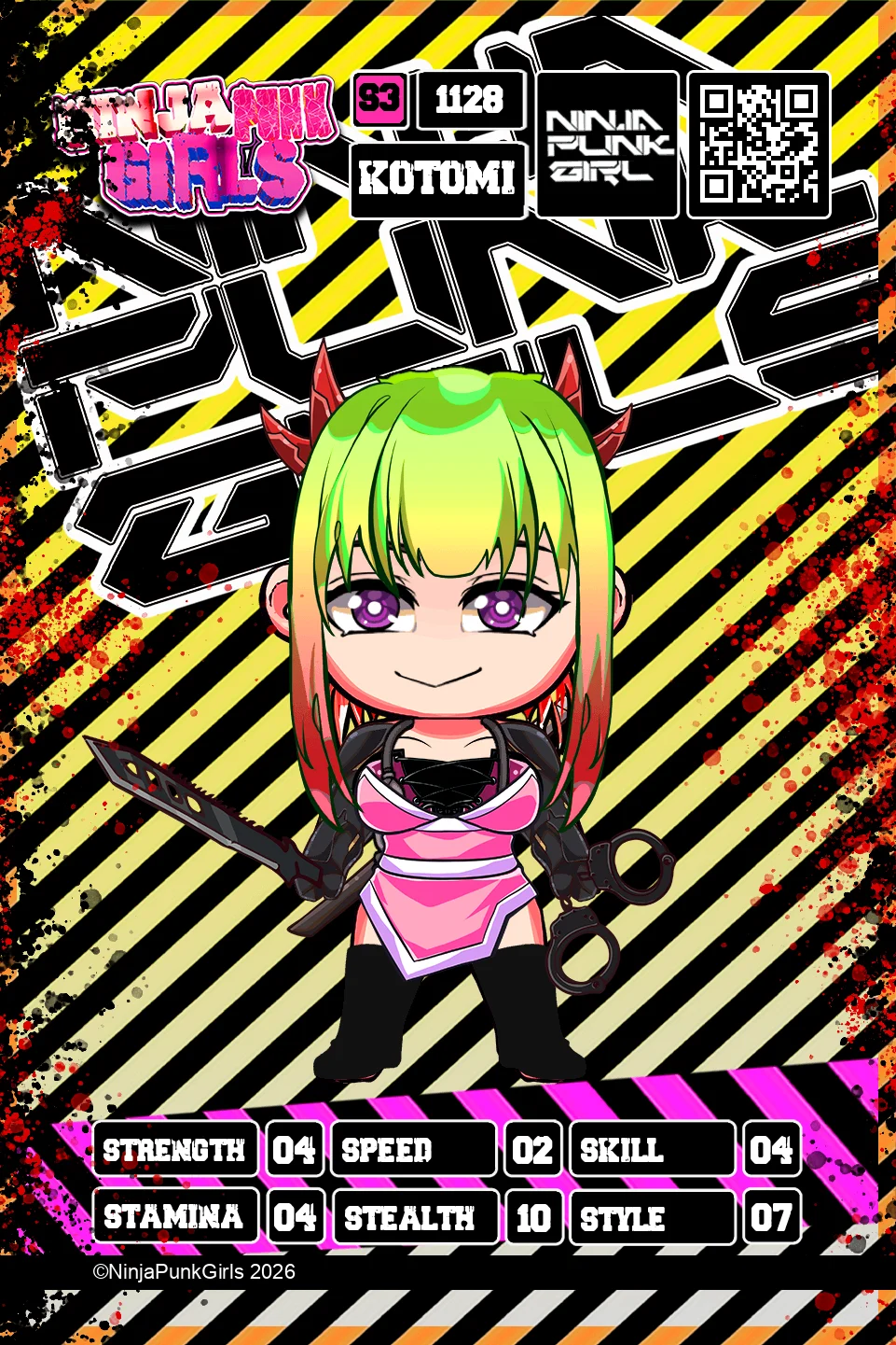 Rebuilt card #1128 Kotomi