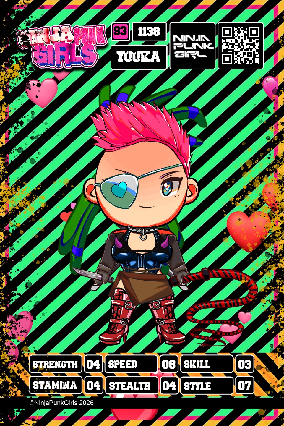 Rebuilt card #1138 Yuuka