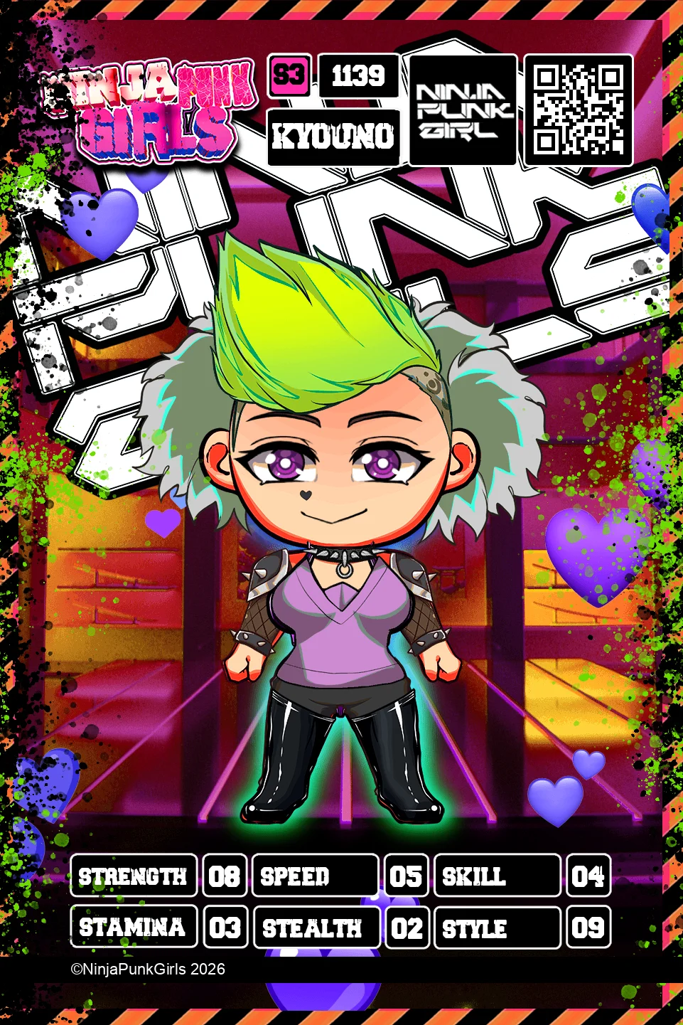 Rebuilt card #1139 Kyouno