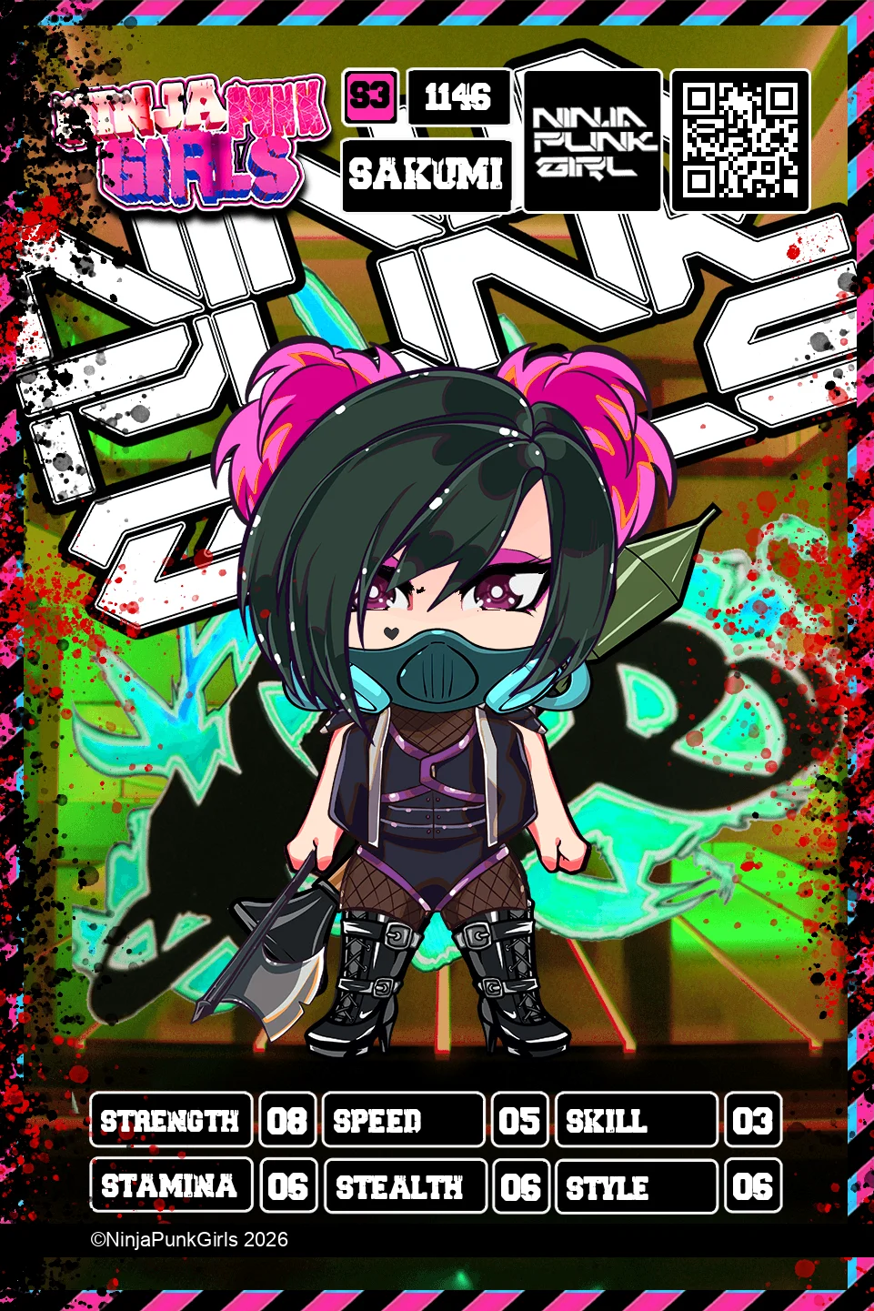 Rebuilt card #1146 Sakumi